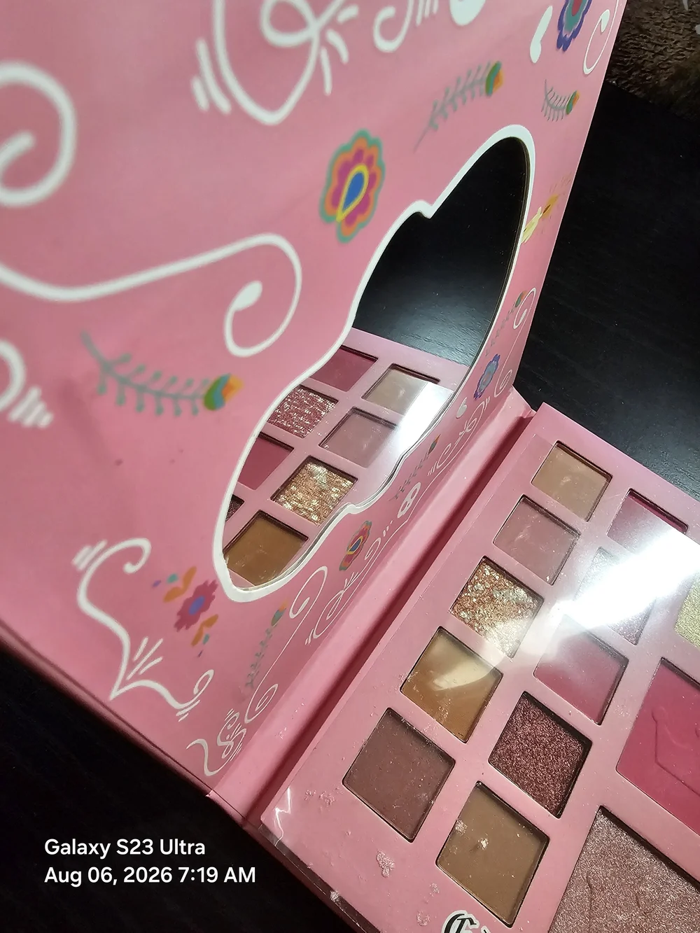 Bitchota Pink Sugar Skull Cosmetic Palette